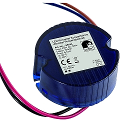 LED driver 700MA / 6-12W rund, med �bent kabel, konstant str�m, d�mpbar, bl�