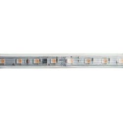 Fuldt silikoniseret LED-strip VARDAFLEX OUTDOOR RGB 770 INTELLIGENCE EIGHT - 5M RGBW, kan styres via DMX gennemsigtig