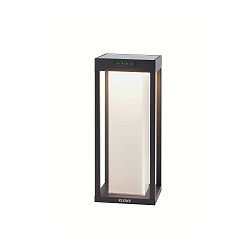 genopladelig solcellelampe RADIA MOON MINI med sensor IP65, grafit gr�