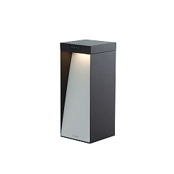 genopladelig solcellelampe MILIO FULL med sensor IP65, grafit gr�