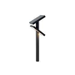 genopladelig solcellelampe HELIOSTEPPER med sensor IP65, grafit gr�