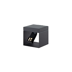 genopladelig solcellelampe ALEA med sensor IP65, grafit gr�