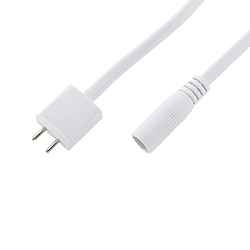 LUXI LINK Supply til direkte str�mforsyning til fast installation uden afbryder, l�ngde 50cm, hvid