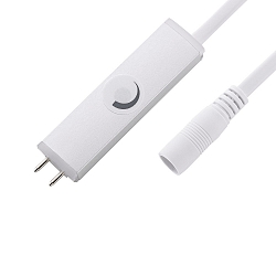 LUXI LINK Touch d�mper med forsyningskabel, trinl�s d�mpning, l�ngde 50cm, hvid