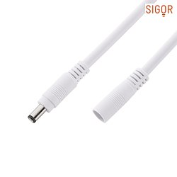 LUXI LINK Extension cable for connecting transformer and track, length 200cm, white