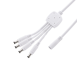 LUXI LINK 4 gange distributionskabel til parallel tilslutning af maks. 4 lysskinner, l�ngde 50cm, hvid