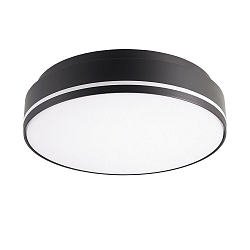 LED Loftlampe SPLIT, 270mm, 18/24W, 3000/4000K, IP54, 110�, 2000/2500lm, sort
