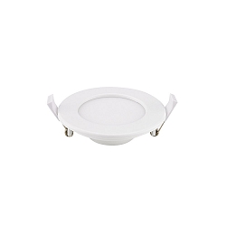 Indbygningslampe FLED DOWNLIGHT SLIM CCT Switch, med diffuser IP20, hvid  6W 310lm 3000 / 4000 / 5000K 120� 120� CRI 90