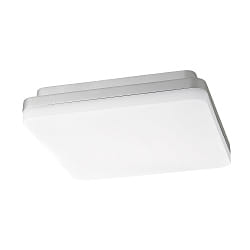 overflade lampe SQUARE 27 med sensor IP54, s�lv 