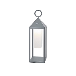Batteri bordlampe NUPHARE med touch-d�mper IP54, antracit d�mpbar