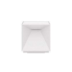 Batteri bordlampe NUTALIS 10X10CM Kubusform, CCT Switch, med touch-d�mper, med oplader IP54, snehvide d�mpbar