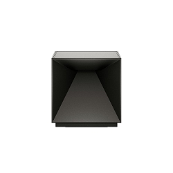 Batteri bordlampe NUTALIS 10X10CM Kubusform, CCT Switch, med touch-d�mper, med oplader IP54, nat sort d�mpbar