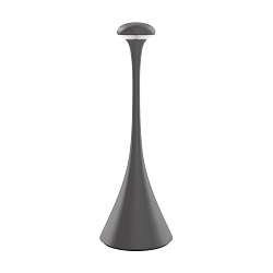 Batteri bordlampe NUDROP CCT Switch, med touch-d�mper IP54, grafit gr� d�mpbar