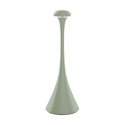 Batteri bordlampe NUDROP CCT Switch, med touch-d�mper IP54, salviegr�n d�mpbar