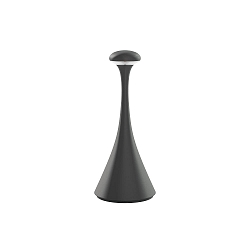 battery table lamp NUDROP MINI IP54, night black dimmable