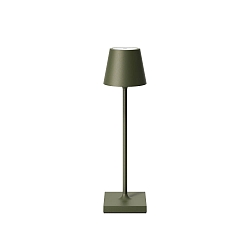 battery table lamp NUINDIE POCKET USB-C round, CCT Switch, with touch dimmer IP54, pine green dimmable