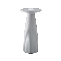 Batteri bordlampe NUFLAIR CCT Switch, med touch-d�mper, perforeret IP54, gr� t�ge d�mpbar