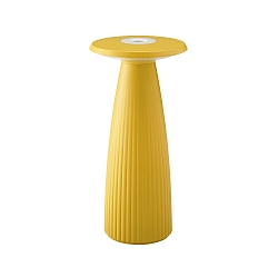 Batteri bordlampe NUFLAIR CCT Switch, med touch-d�mper, perforeret IP54, solgul d�mpbar