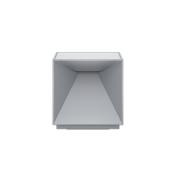 Batteri bordlampe NUTALIS 10X10CM Kubusform, CCT Switch, med touch-d�mper, med oplader IP54, gr� t�ge d�mpbar