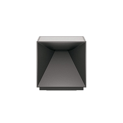 Batteri bordlampe NUTALIS 10X10CM Kubusform, CCT Switch, med touch-d�mper, med oplader IP54, grafit gr� d�mpbar