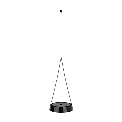 battery pendant luminaire MAHINA IP20, black dimmable