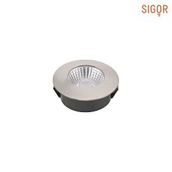 recessed luminaire DILED 60 flat, rigid, Dim-To-Warm IP30, steel dimmable 5W 300lm 2100-2700K 36 36 CRI 95