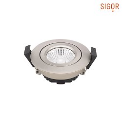 recessed luminaire DILED 68 swivelling, Dim-To-Warm IP30, steel dimmable 6W 360lm 2100-2700K 36 36 CRI 95