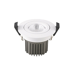 recessed luminaire DILED 68 swivelling IP20, white dimmable 10W 640lm 3000K 36� 36� CRI 95