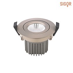 recessed luminaire DILED 68 swivelling, Dim-To-Warm IP20, steel dimmable 10W 610lm 2700-2100K 36 36 CRI 95