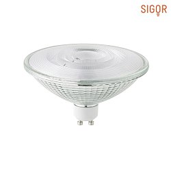 LED lamp LUXAR GLAS, 15W, ES111, GU10, 1100lm, 25, 2700K, dimmable
