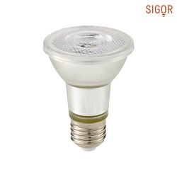 LED lamp LUXAR GLAS, 6,4W, PAR20, E27, 350lm, 2700K, dimmable