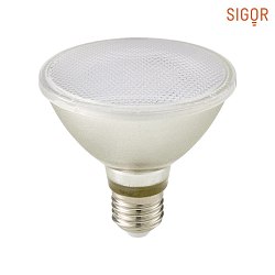 LED lamp LUXAR GLAS, 10W, PAR30SN, E27, 633lm, 2700K, dimmable
