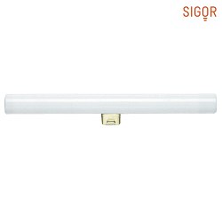 LED Linear lamp LUXAR single based 827, 230V,  3cm / L 30cm, S14d, 7W 2700K 500lm 270, not dimmable, opal