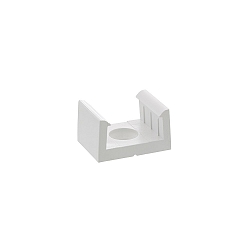 Monteringsklemmer til 230V h�jsp�nding LED Strips med 1.5cm bredde, 20 stk., hvid
