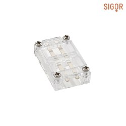 Forlnger til 230V hjspnding LED Strips med 1.5cm bredde, transparent