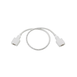Kabelforbindelse til 230V h�jsp�nding LED Strips med 1.5cm bredde, l�ngde 60cm, inkl. siliconegel, hvid