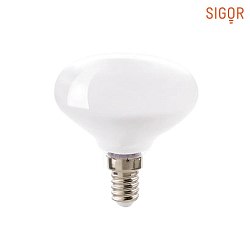 LED Filament light bulb ELDEA, 230V,  7.2cm / L 7.8cm, E14, 4W 2700K 320lm 330, dimmable, opal