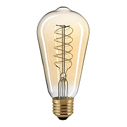 Gl�dep�re SLIM RUSTIKA SPIRAL E27 7W 640lm 2700K 300� CRI 80 d�mpbar