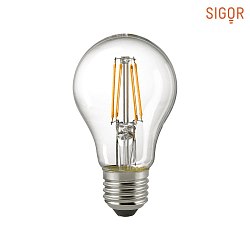 LED Filament light bulb NORMAL A60, 230V,  6cm / L 10.4cm, E27, 4.5W 2700K 470lm 300, not dimmable, clear