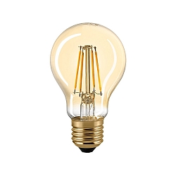 LED Filament lyskilde NORMAL A60 GOLD, 230V, � 6cm / L 10.4cm, E27, 7W 2500K 720lm 300�, d�mpbar, guld / klar