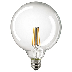 LED Filament lyskilde GLOBE G125, 230V, � 12.5cm / 17.8cm, E27, 7W 2700K 806lm 300�, d�mpbar, klar