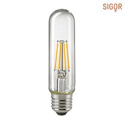 LED Filament Tube lamp T32, E27, 6W 2700K 806lm dimmable, clear 