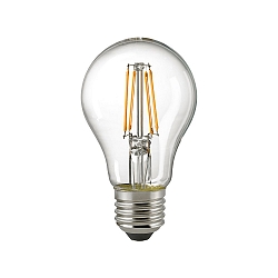 Speciel LED Filament lyskilde NORMAL A60 med sensor (75 Lux = An), 230V, � 6cm / L 10.5cm, E27, 6.5W 2700K 806lm 300�, klar
