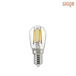 LED Filament Tube lamp S28, 230V,  2.6cm / L 6.1cm, E14, 2.5W 2700K 250lm 300, clear