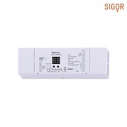 DALI Receiver DC / DC, In/Out 12-36V DC, 4x 120W (24V), 4x 5A constant current, incl. DALI sddress display, dimmable