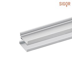 Alu mounting track 15 - for LED Strips up to 1.55cm width, for wall and ceiling mounting, length 200cm