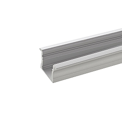 Indbygningsprofil 12 - til LED Strips op til 1.25cm bredde, med sidevinge, l�ngde 200cm