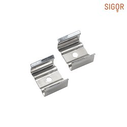 Mounting clips for Surface profile 12 / Recessed profile 12, 2 pieces, spring steel