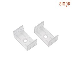 Mounting clips for Surface profile 20, 2 pieces