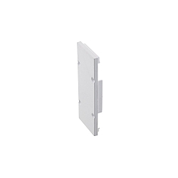 Endcap for Wall profile UP & DOWN 27 Driver, flush, without hole